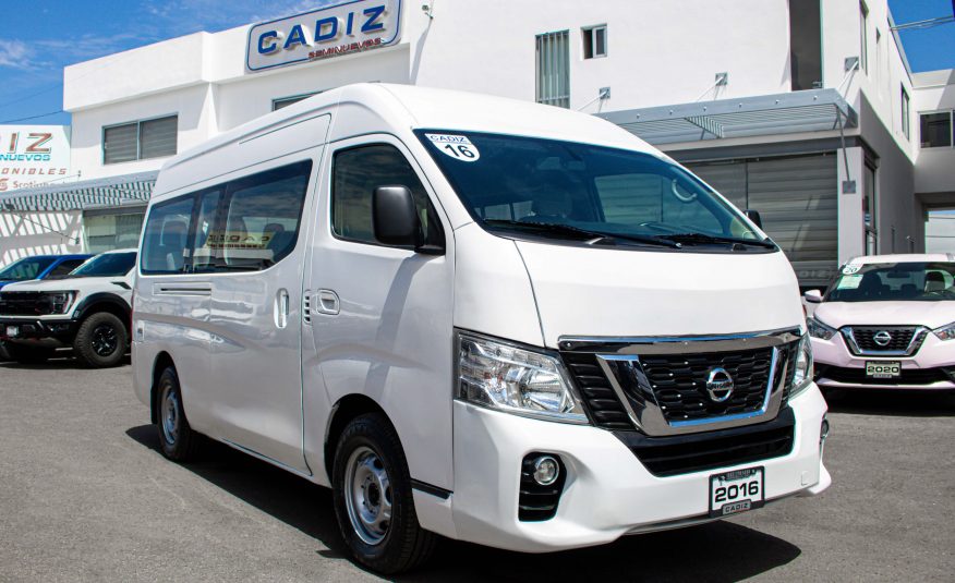 NISSAN NV350 URVAN 15 PASAJEROS DIESEL 2016