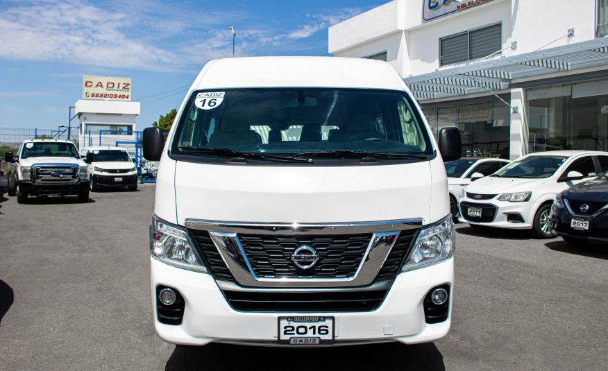 NISSAN NV350 URVAN 15 PASAJEROS DIESEL 2016