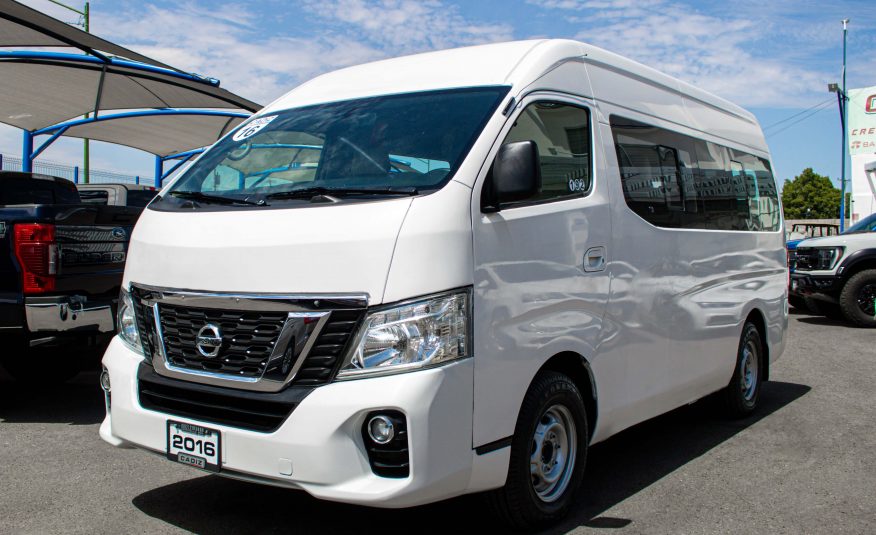 NISSAN NV350 URVAN 15 PASAJEROS DIESEL 2016