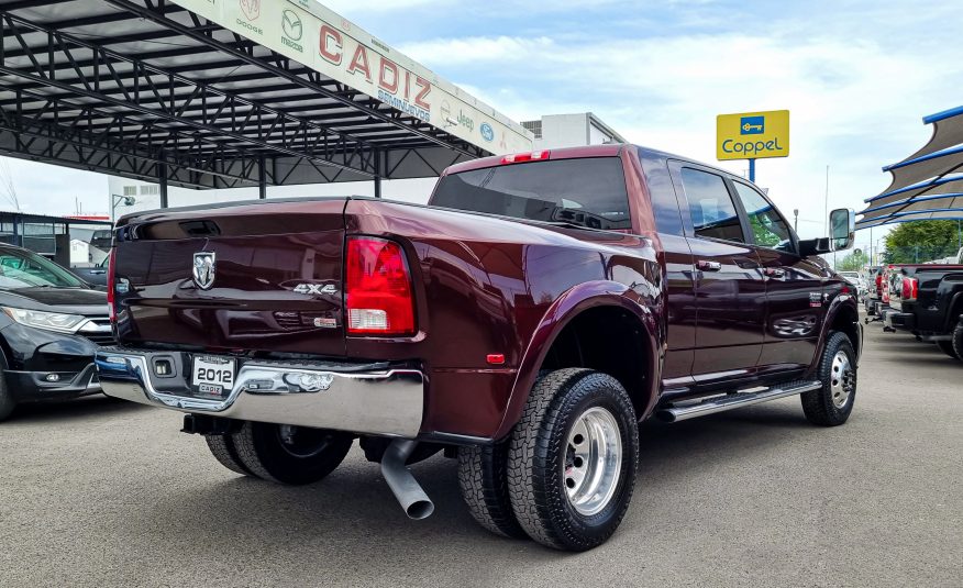 DODGE RAM 3500 LARAMIE 4X4 DOBLE CABINA 2012